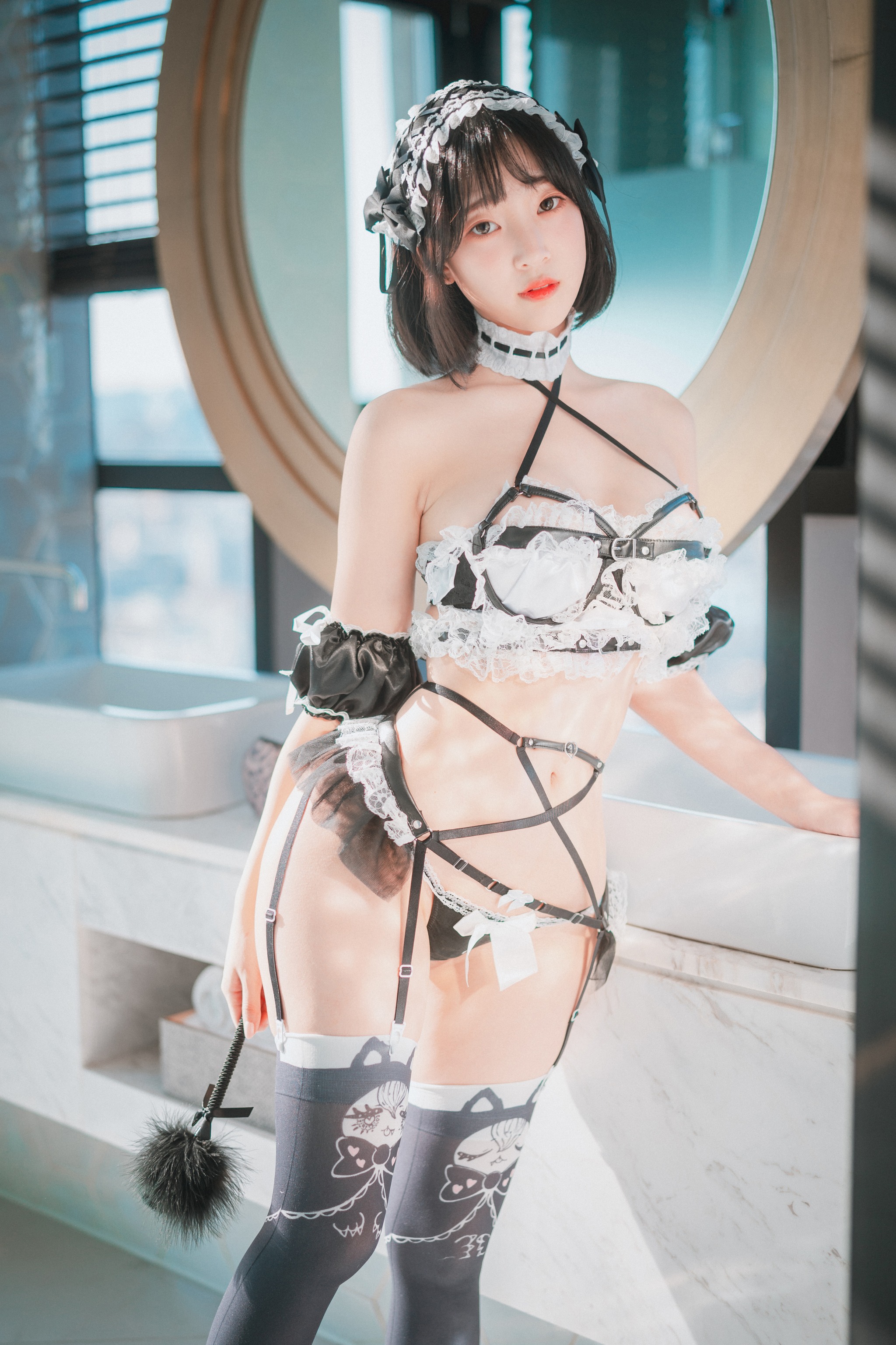 图片[1]-姜仁卿 – NO.046 Kang Inkyung강인경(姜仁卿)  DJAWA Maid in Lace Limitation [51P]-XikXak